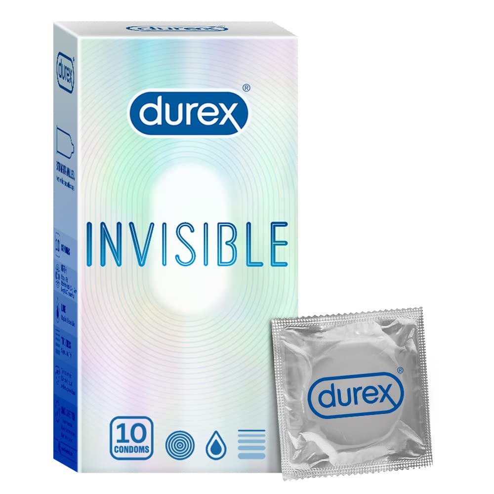 Durex Invisible Condoms | Ultra Thin Condom,10s