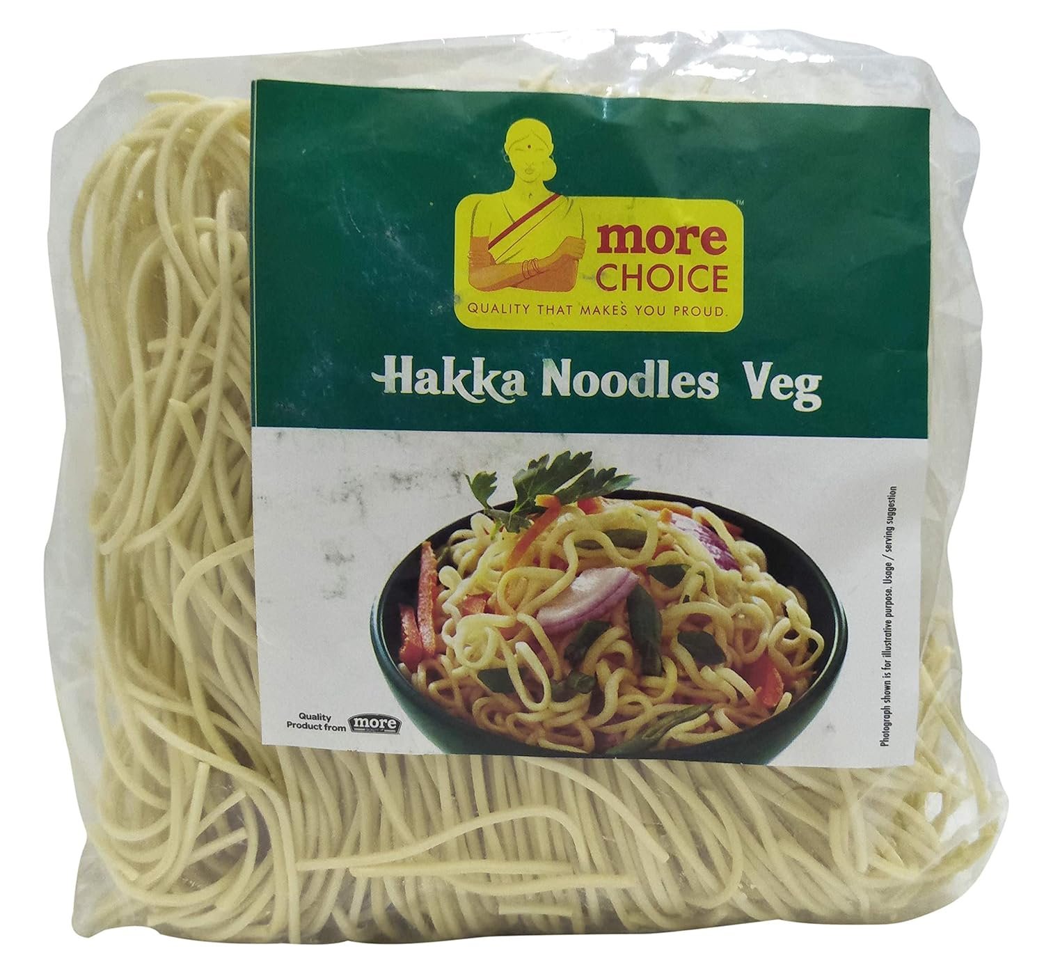 More Choice Hakka Noodles - Veg, 450g Pack