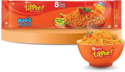 Sunfeast YiPPee! Magic Masala with Added Veggies-The Better Instant Noodles Vegetarian  