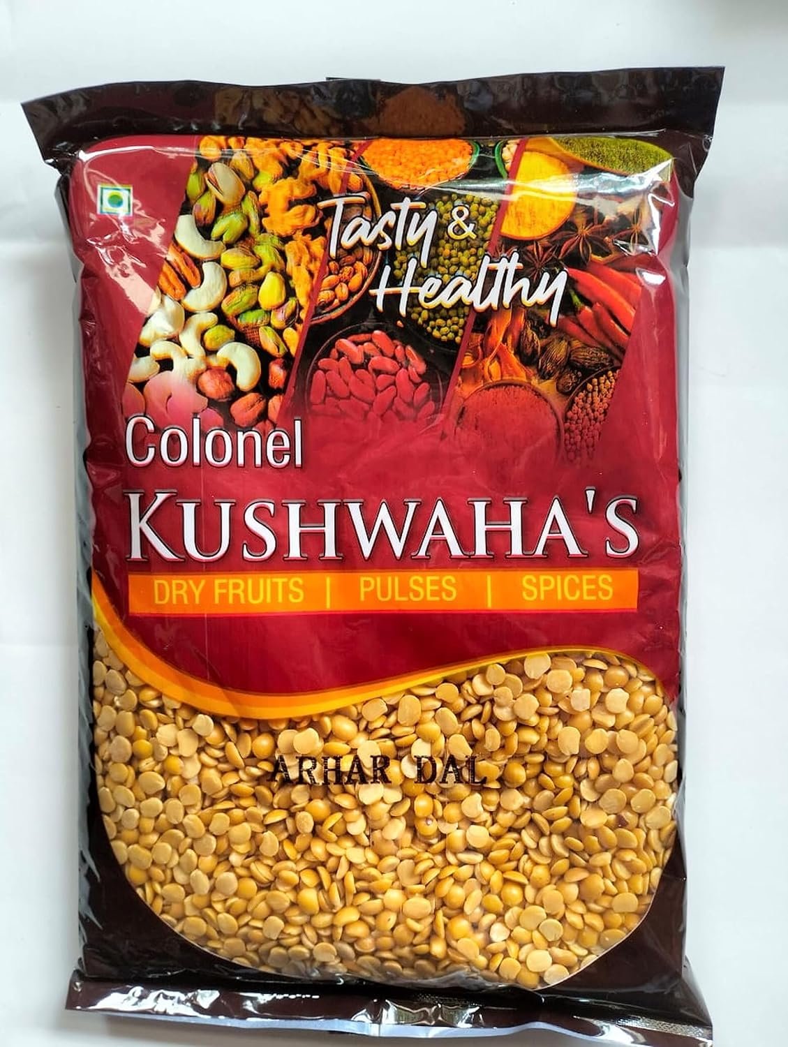 Colonel KUSHWAHA'S Arhar Dal | tuver dal | togari bele | thuvara parippu tur dal | thuvaram paruppu | kandi pappu | No Additives | Unpolished | 2 kg