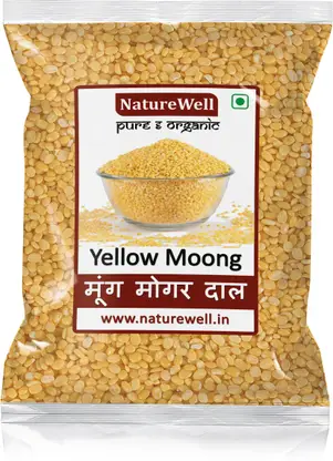 Naturewell Organics Yellow Moong Dal (Split)  (1 kg)